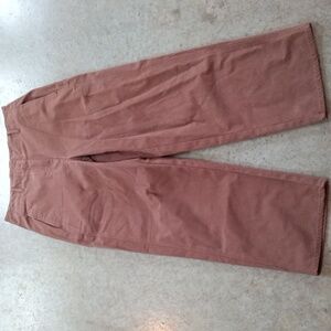 Aritzia Wilfred Free Brown Hi Rise Wide Leg Pants Women's 10